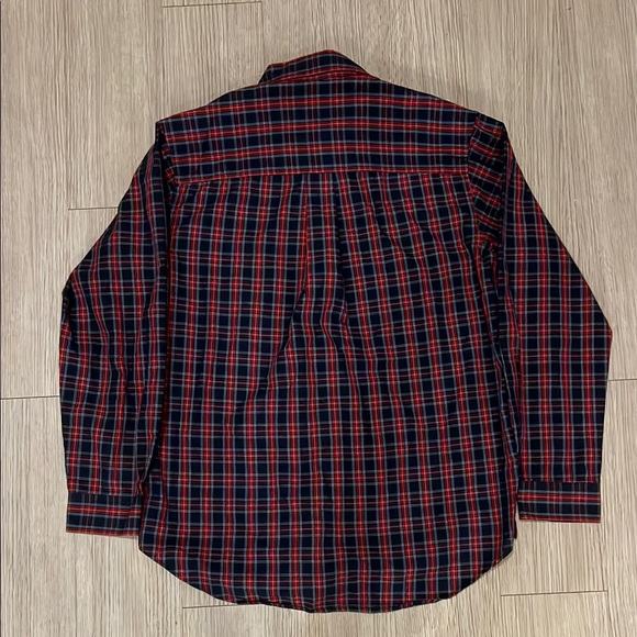 Consensus Size Medium Classic Red Plaid Men's Shirt - Picture 6 of 6